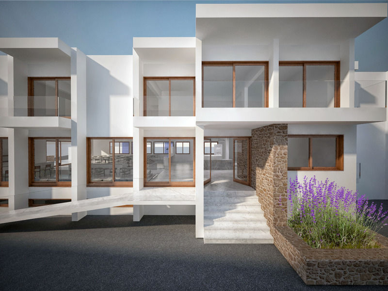 Zephyros Hotel Myrties Eksteriør billede