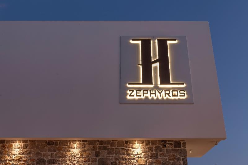 Zephyros Hotel Myrties Eksteriør billede